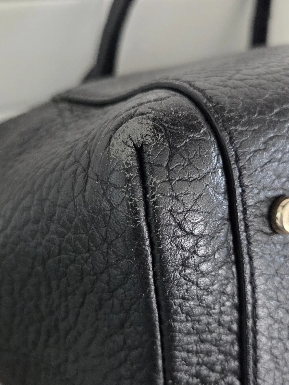 Authentic Kate Spade New York Southport Avenue SLOAN Black Leather Satchel Purse
